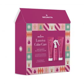 Набір різдвяний для захисту кольору фарбованого волосся / Medavita LUXVIVA Christmas kit